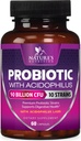 Probiotics 60 Billion CFU per Servieren - 10 Strains + Präbiotika - Verdauungs-Gesundheit, Gut & Immun-Unterstützung - Unterstützt Okzial-Verstopfung, Gas & Bloating für Damen & Herren Regal Stabil - 60 Kapseln