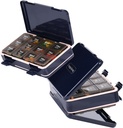 Pill Organizer 3 Mal pro Tag, Wöchentliche Pille Box Medizin Organizer Box, Reisen Doppelseitige 7 Tage Pille Fall mit Backup Ein Tag Halt, für Fischöle, Vitamin Holder Supplement
