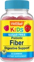 WellJa Sugar Free Fiber Gummis für Kinder (4g)| Digestive Supprt |Prebiotic Fiber Supplement | 60 Count