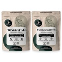 Dschungelpulver Tongkat Ali Pulver für Männer 200:1 Extrakt, Fadogia Agrestis Extrakt Pulver für Männer 50:1 Konzentration 5oz Supplement