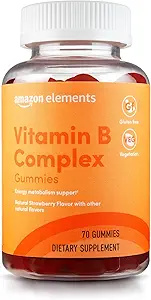 Elemente - B-Komplex, unterstützt Immun- und Normalenergie-Mebolismus, 70 Gummi, 70-Tage-Versorgung, Vegan, Erwachsene, Non-GMO (vormals Revly)