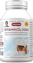 ANDREW LESSMAN Vitamin D3 5000 IU 60 Kapseln - Hohe Potenz, essentiell für Kalziumabsorption, unterstützt Knochengesundheit, Gesunde Muskelfunktion, Immunsystem, Mehr. Small Easy to Swallow Kapseln