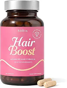 18-in-1 Haarwachstumsergänzung | Collagen, Hyaluronsäure, Nettle, Silica, Biotin, Grape Seed Extract, Bamboo | Stronger, Thicker, Longer Hair – Unterstützt Haarvolumen, Glanz, Kopfhaut & Nail Gesundheit