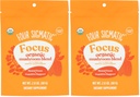 Vier Sigmatic Focus Blend 7 Superfoods Adaptogen Blend Mix mit Lion's Mane, Cordyceps, Rhodiola, Bacopa & Mucuna | Produktivität & Creative Support | Decaf & Dissolves Easily | 30 Portionen (Pack von 2)