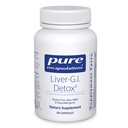 Pure Encapsulations Liver-G.I. Detox - Leberreiniger & GI Detox* - mit Alpha Lipoic Acid & Curcumin Extract - Gluten Free & Non-GMO - 60 Kapseln