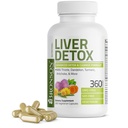 Bronson Liver Detox Advanced Detox & Cleansing Formula unterstützt Gesundheit Liver Funktion mit Milchdistel, Dandelion Root, Turmeric, Artichoke Leaf & More, Non-GMO, 360 Vegetarische Kapseln