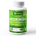 Moringa Kapseln| 150 Kapseln Mor Moringa Oleifera| 10.000mg| 100% rein & natürlich| Non-GMO und glutenfreie Ergänzung | Complete Green Superfood | Moringa Blatt Extrakt Pulver