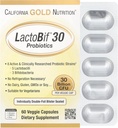 California Gold Nutrition LactoBif® 30 Probiotics, 30 Billion CFU, 60 Veggie Kapseln