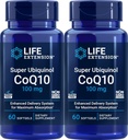 Life Extension Super Ubiquinol CoQ10 100 mg, 60 Softgels (Pack von 2)
