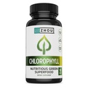 Zhou Chlorophyll Tablets - Chlorophyll Pill Supplement for Women and Men, Health and Wellness Support, Daily Super Greens with Natural Vitamins and Minerals - 90 Tablets