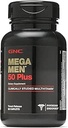 GNC Mega Men 50 Plus Daily Multivitamin für Männer | Unterstützt Gedächtnisfunktion, Prostata und Herzgesundheit | 60 Zähler