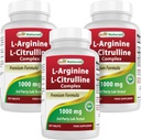 Best Naturals L-Arginin L-Citrulline Complex 1000 mg 250 Tabletten (250 Zähler (Pack von 3))
