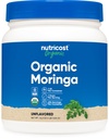 Nutricost Organic Moringa Powder 1LB (16oz) - Glutenfrei, Non-GMO, Vegetarisch