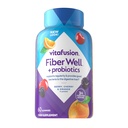 Vitafusion Fiber Well + Probiotics Gummi für Erwachsene – 3g Fiber per Serving for Digestive Health and Probiotics*, 60 Count