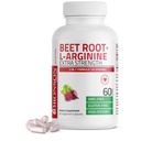 Bronson Beet Root + L-Arginin Nitric Oxide Produktion - Non-GMO, 60 Vegetarische Kapseln