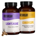 FreshCap Mushrooms Performance Bundle (Lions Mane Capsules und Cordyceps Capsules)