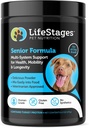 Stufe 3: Senior Dog Formel für Hip & Joint Support, Kognitive Gesundheit, & Gesunde Haut & Coat - Natürliche Inhaltsstoffe - Fish Oil, Flax Seed, Turmeric & Probiotics, Vet zugelassen