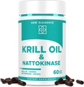 Nattokinase Supplement 4000 FU Organic mit antarktischen Krill Öl Omega 3 Softgels 2000mg | DHA | EPA | Nattokinase Von Japanischer Natto | Herz-Kreislauf- &amp; Herzgesundheitsunterstützung | 60 Softgels abgeleitet