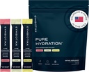 CYMBIOTIKA Pure Hydration Elektrolyte Pulver-Getränk-Mischung mit Vitamin C & Magnesium, Keto Friendly Elektrolyt Hydration Packets, Vielfalt Pack, Zitronen, Lychee & Wassermelone, 7 jedes, 21 Stick Packets