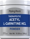 Piping Rock Acetyl L-Carnitin Pulver | 300g | ALCAR HCL Supplement | Non-GMO, Glutenfrei