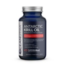 100% reines Krillöl 1000mg, Omega 3, Höchste Konzentration 56% Phospholipide, Choline & Astaxanthin, Nachhaltige antarktische SuperbaBoost, DHA, EPA, Herz, Gehirn, Augen- und Hautpflege, kein Fischöl