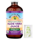 Lily Of The Desert Aloe Vera Juice, Konservierungsmittelfrei - Leaf Aloe Vera Getränk mit natürlichen Vitaminen, Verdauungsenzyme für Gut Gesundheit, Stomach Relief, Wellness, Glowing Skin, Gelly Sachet enthalten