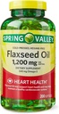 LLK Flaxseed Oil Softgels Nahrungsergänzung, 1.200 mg, 200 Count