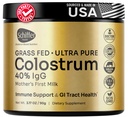 Premium Colostrum Supplement Höchste IgG für Gut Gesundheit, Immununterstützung und Erholung Superfood, Anti-Age - Pure Grass-Fed Bovine Colostrum Powder - Mutters erste Milch, 60 Portionen, Unflavored