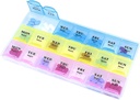 INVODA Wöchentliche Pille Organizer 3 Mal pro Tag Pille Fall Große Medizin Planner 7 Tage Pille Box für Vitamin Fisch Öle Medikamente Supplement