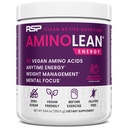 RSP NUTRITION AminoLean Pre Workout Powder, Amino Energy & Weight Management mit Vegan BCAA Aminosäuren, Natürliche Koffein, Preworkout Boost für Männer & Frauen, 30 Serv