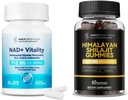 NAD + Shilajit Gummies Bundle - steigert Energie, unterstützt Stoffwechsel, Gesundes Altern, Immunität & Stamina