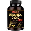 Ubiquinol CoQ10-200mg-Softgels mit Vitamin E & Omega 3, High Absorption Coenzym Q10 Unterstützung Herz Gesundheit & Energie-Produktion Leistungsstark-Antioxidans, 120 Zähler
