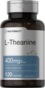 Horbäach L-Theanin Ergänzung | 400mg | 120 Pulver Kapseln | Non-GMO & Gluten kostenlos