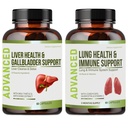 Lung Health & Immun Support Supplement - Lung Cleanse und Detox mit Immunität Vitamine für bessere Lunge, Immunabwehr, Klare Lunge & Deep Breathing einschließlich Quercetin & Cordyceps. Zwei Monate Lieferung
