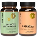 Future Kind Multivitamin Bundle - Vegan Complete Multivitamin und Vegan Essential Multivitamin - Vegan Vitamin B12, Omega 3, und Vitamin D3 - Complete Multivitamin, 42 Vitamine in 1 für Männer und Frauen