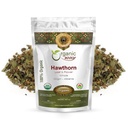 Bio Way Hawthorn Blatt und Blume Ganz (Crataegus monogyna) - Kräutertee | European Wild-Harvest | USDA & Kosher Zertifiziert | Non GMO & Gluten Free | Origin - Albanien (1/2LBS / 8OZ)