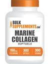 BulkSupplements.com Collagen Softgels - Collagen Peptides Capsules - Collagen Pillen für Damen - Collagen Peptides Pillen - Marine Collagen Supplements (300 Zähler - 300 Servietten)