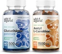 Wild & Organic L-Glutathione Gummis & L-Carnitine Gummis 60 Count