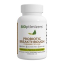 BiOptimizers Probiotic Breakthrough – Lactobacillus Plantarum OM Probiotics & Prebiotics Health Supplement für Gut, Verdauungs- und Immununterstützung Probiotika für Frauen Elderly– 60 Vegan Kapseln