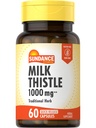 Sundance Milk Thistle 1000mg | 60 Quick Release Capsules | Traditionelle Kräuterergänzung | Non-GMO und glutenfreie Formel