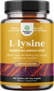 Natures Craft L-Lysine Free Form Capsules - High Strength L-Lysine Supplement für Augengesundheit Lip Care Collagen Synthese und Immununterstützung - Essential Amino Acid - 1000mg pro Servierung - 100 Count