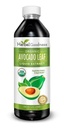 Avocado Blatt Extrakt Liquid Supplement - Avocado Fruit, Hoja de Aguacate, Avocado Blätter für Vitamine, Ballaststoffe, Haut- und Immununterstützung, Verdauungsmedizin - 12oz Kräutergut