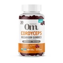OM MUSHROOM SUPERFOOD Cordyceps Gummis, USA Grown Organic Mushrooms, Supports, Endurance, Energy & Recovery, 60 Count, 30 Serviers Gummy Supplements