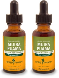 Kräuter Pharm Muira Puama Extrakt für reproduktive Systemunterstützung - 1 Unze (Pack mit 2)