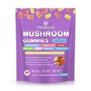 Pilz-Ergänzungsgummis mit Ashwagandha und Lions Mane, Maitake, Türkei-Tail, Reishi, Chaga, Shiitake, Cordyceps Nootropic Brain-Ergänzung für Fokus, Gedächtnis, Immunität, Unterstützung und Stress-Relief