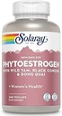 SOLARAY PhytoEstrogen Menopause Ergänzungen mit Wild Yam, Black Cohosh und Qua Dongi - Phyto Estrogen Pillen für Perimenopause und Menopause Unterstützung, Vegan, 60-Tag Garantie, 60 Servietten, 240 VegCaps