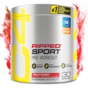 C4 Ripped Sport Pre Workout Powder Fruit Punch - NSF zertifiziert für Sport + Zero Sugar Preworkout Energy Supplement für Männer & Frauen - 135mg Koffein + Gewichtsverlust - 30 Portionen