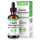 LIQUIDHEALTH Flüssige Chlorophyll Drops - Interne Deodorizer, Liver Detox, Immununterstützung, Förderung Collagen für Haar & Haut, Stopp Bad Breath, Reduce Appetite - Made in USA, Vegan, Non-GMO (2 oz)