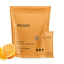 ProMix Nutrition Debloat Präbiotika und Probiotika mit Baobab - Reich an Vitamin C, Bloating Relief, Immununterstützung - Orange - 30 Portionen (Pack von 30)