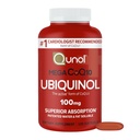 Qunol Mega Ubiquinol CoQ10 100mg, Überlegene Absorption, patentiertes Wasser und Fett lösliche natürliche Ergänzung Form von Coenzym Q10, Antioxidans für Herzgesundheit, 120 Count (Pack von 1) Softgels
